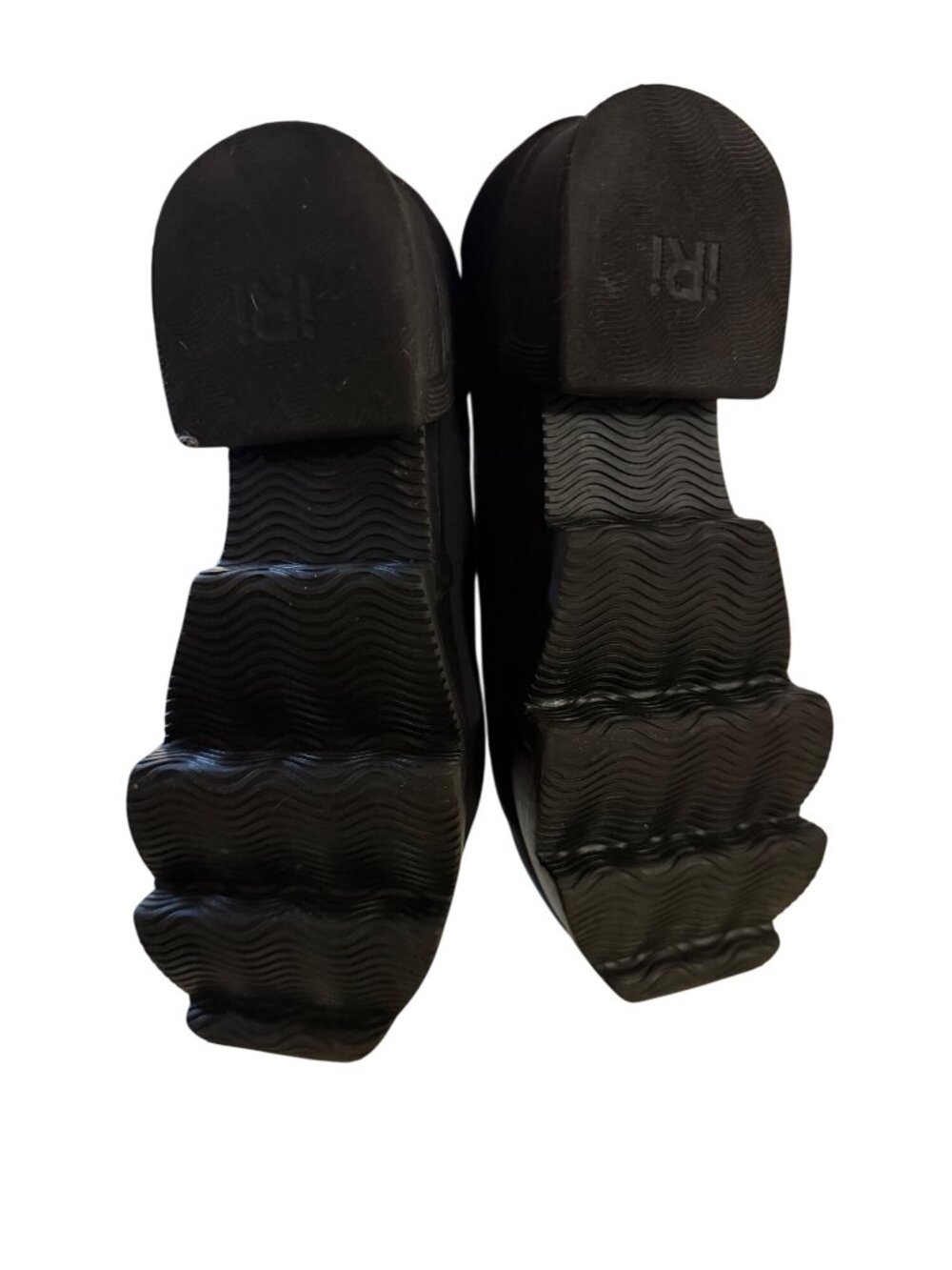 iRi New York WES Neoprene Black Slip-On Platform Shoes With Chunky Sole Size 40 - Picture 6 of 9